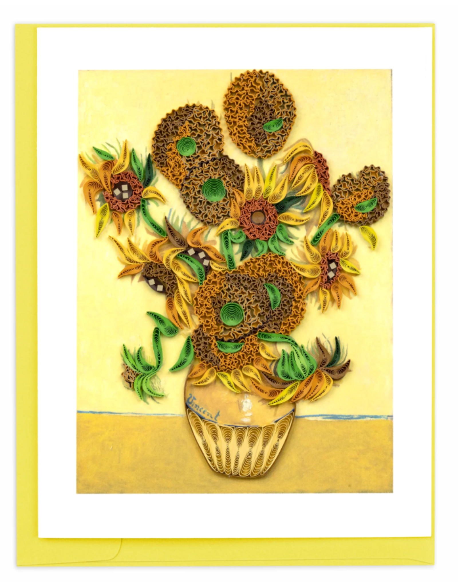 Vietnam Quilled Artist Series - Sunflowers by Van Gogh, Vietnam