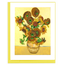 Vietnam Artist Series Quilled Card - Sunflowers by Van Gogh