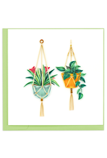 Vietnam Quilled Macrame Plant Hangers Card, Vietnam