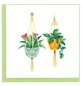 Vietnam Quilled Macrame Plant Hangers Card, Vietnam