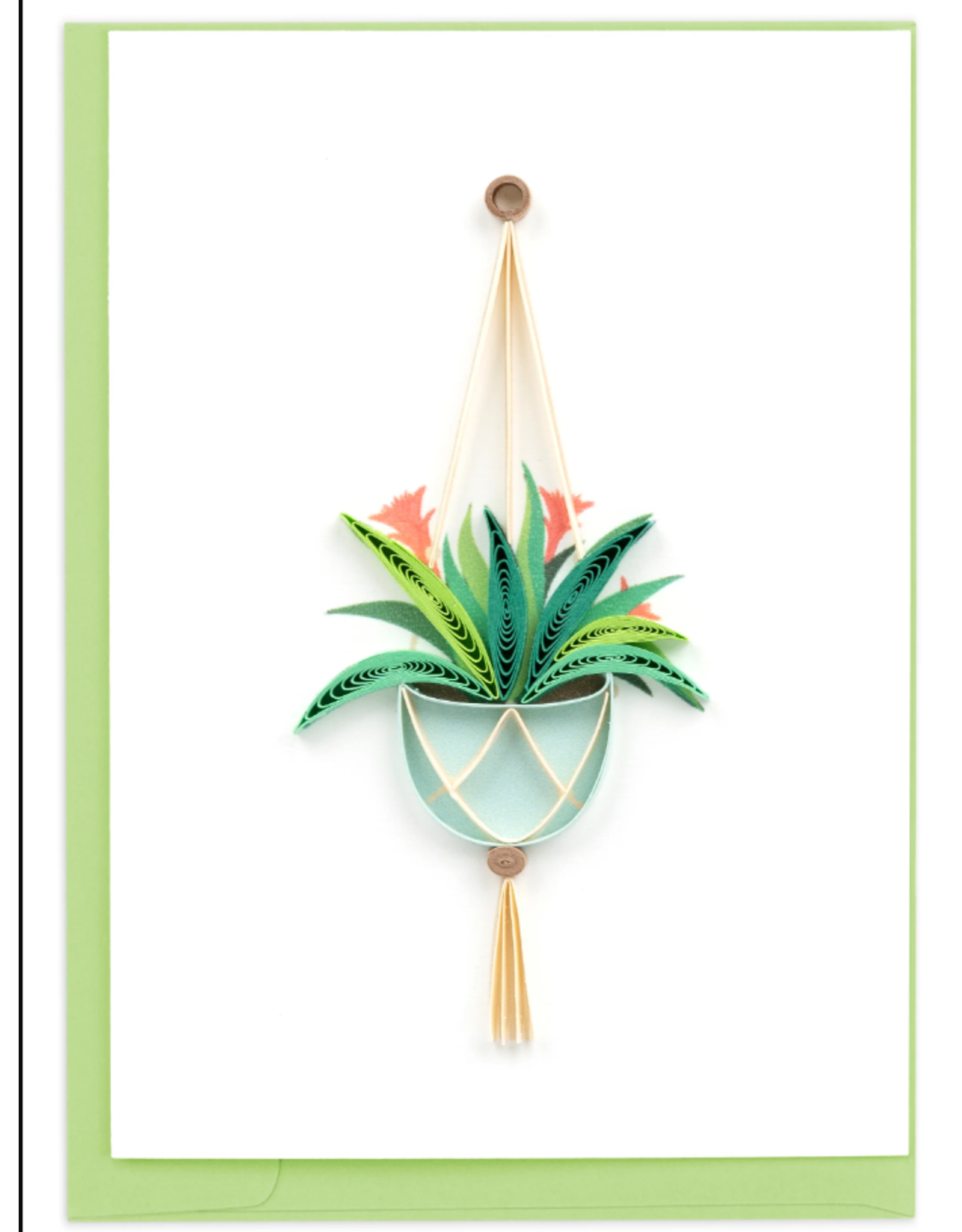 Vietnam Quilled Bromeliad Mini Card, Vietnam