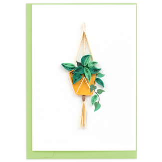 Vietnam Mini Quilled Card - Pothos