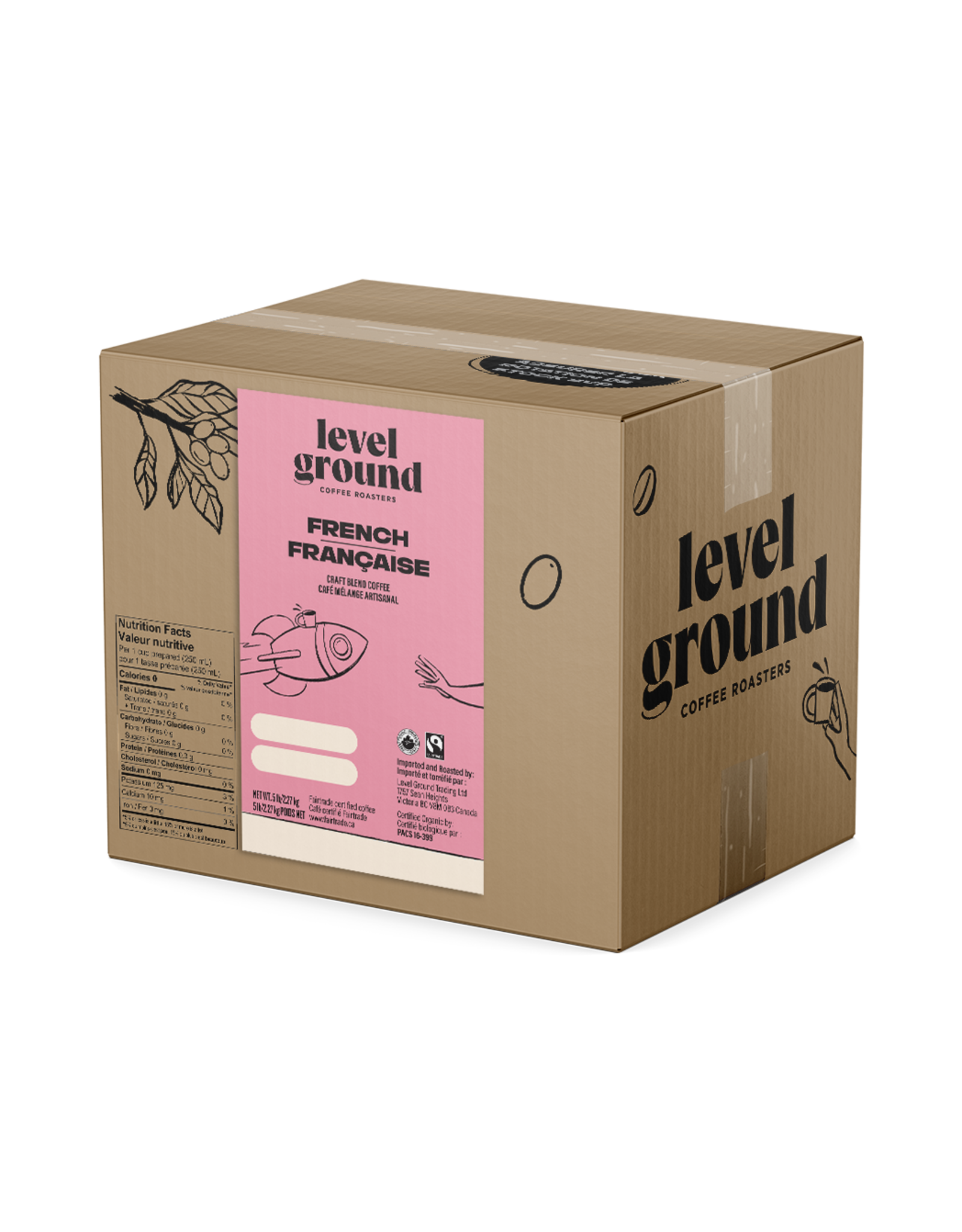 Level Ground Coffee - French Roast - 5lb