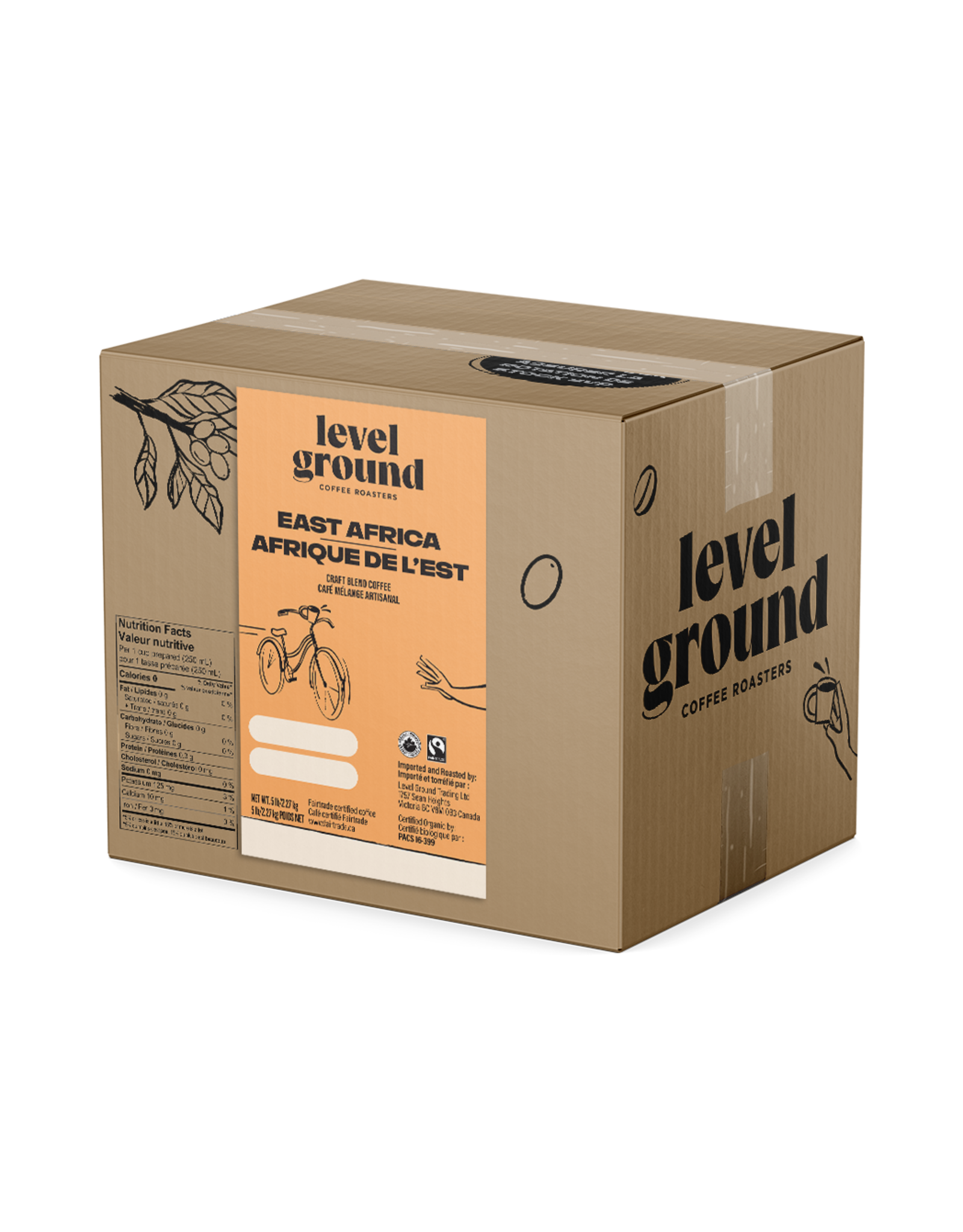 Level Ground Coffee - East Africa - 5lb