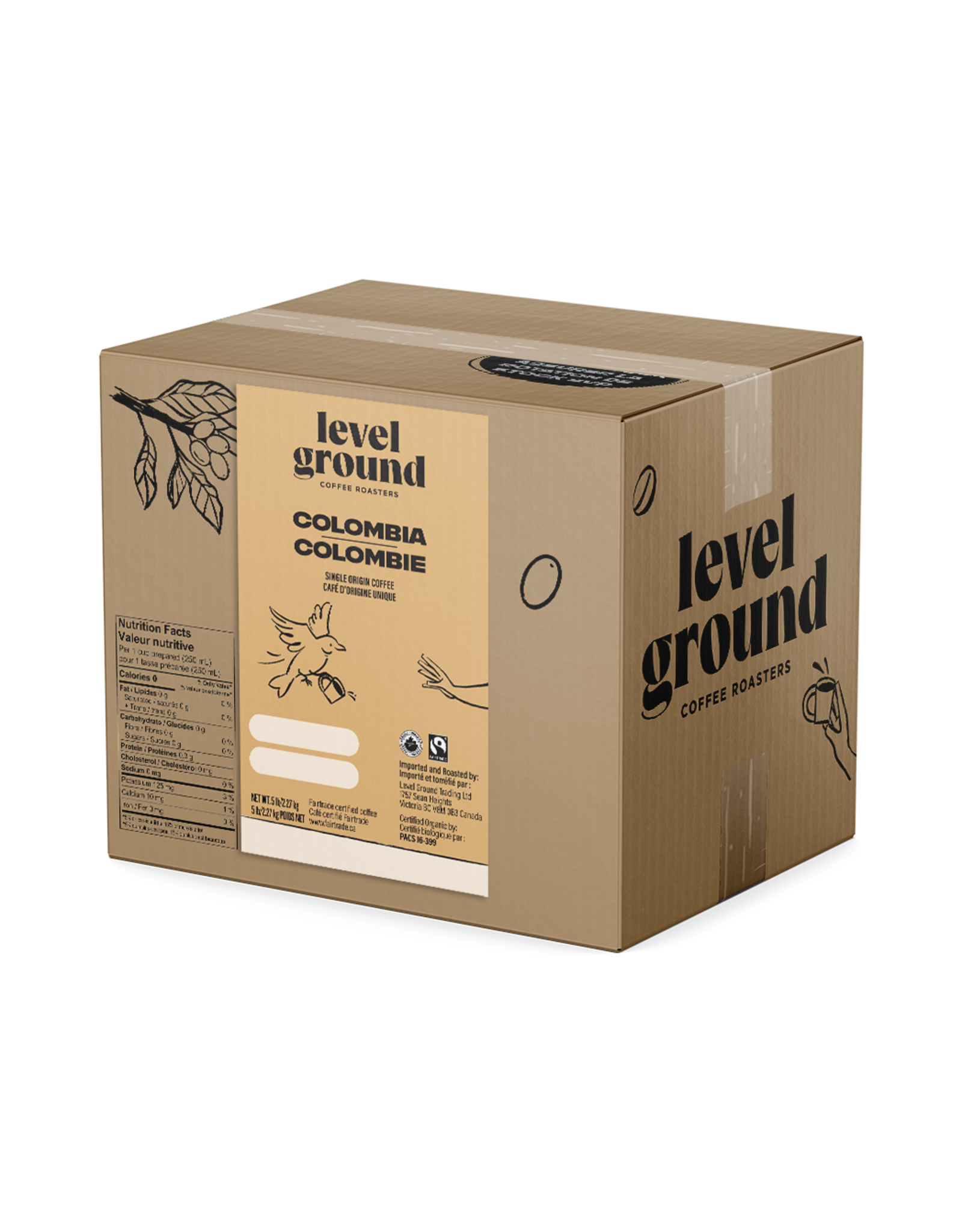 Colombia Level Ground Coffee - Colombia - 5lb