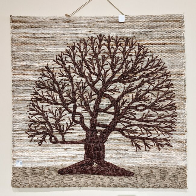 Jute Tree of Life Wall Hanging