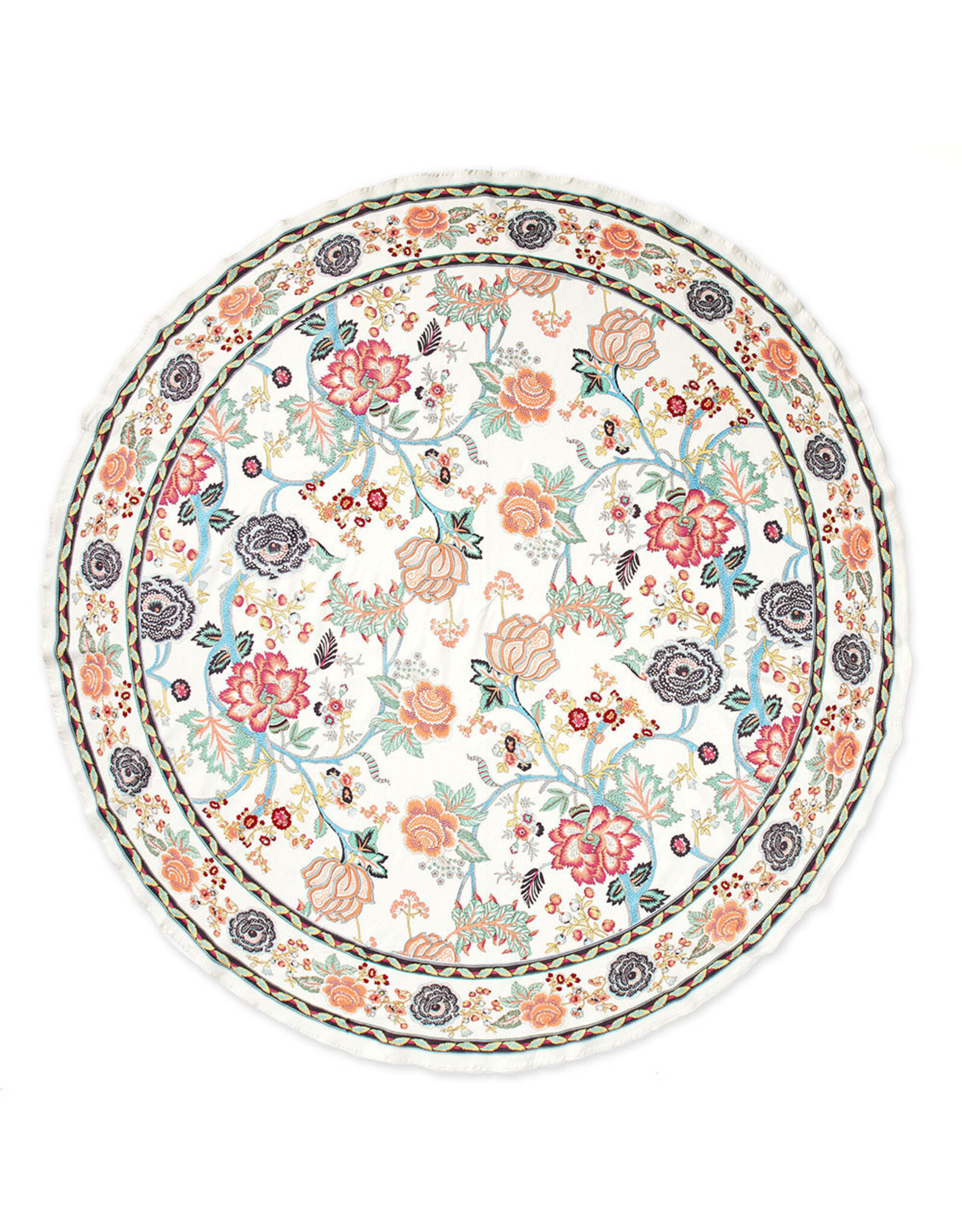 India Modern Jaipur Round Tablecloth (70D), India