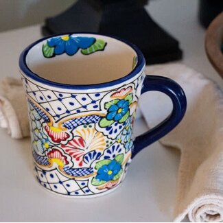 Mexico Encantada Mug - Dots & Flowers