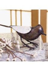Zimbabwe Recycled Metal White Bird Sculpture, Zimbabwe