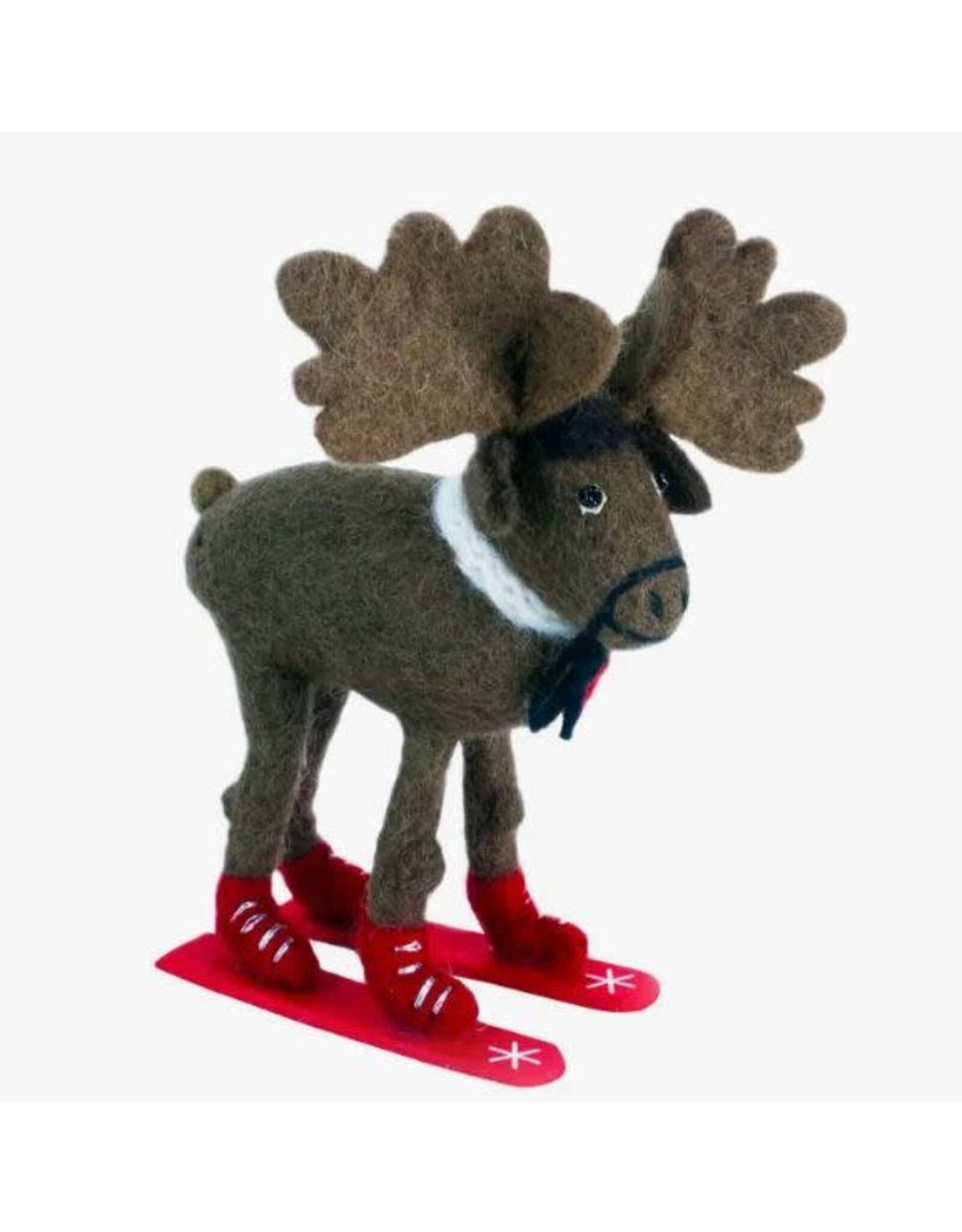 Nepal Skiing Moose Ornament, Nepal