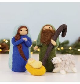 Nepal Holy Night Felt Nativity, Nepal