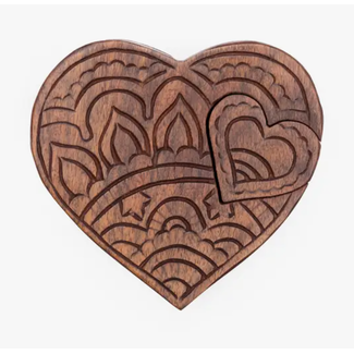 India Puzzle Box - Hearts Are One