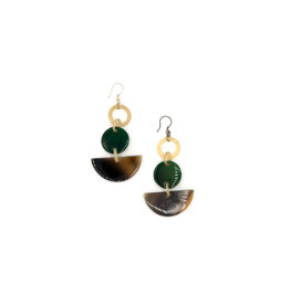 Vietnam Sailing Sea Horn Earrings, Vietnam