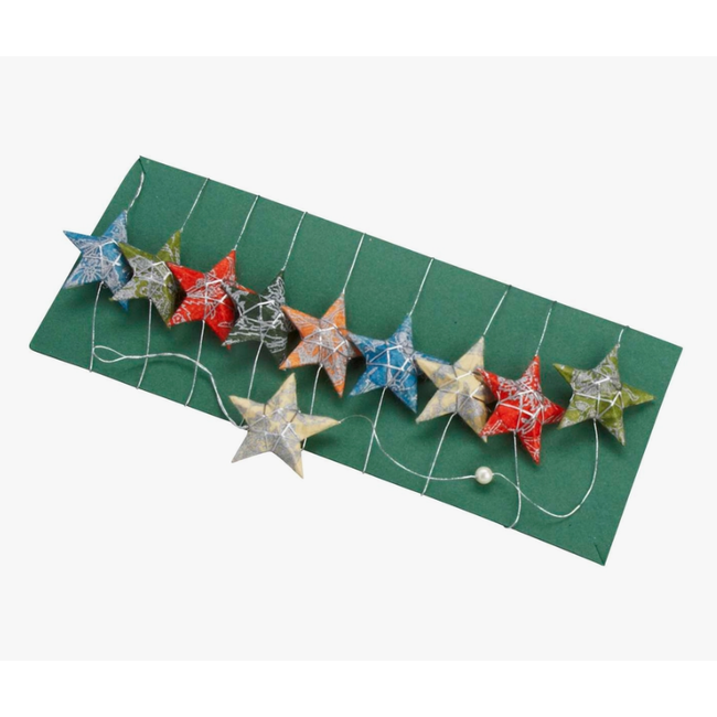 Bright Holiday Stars Garland