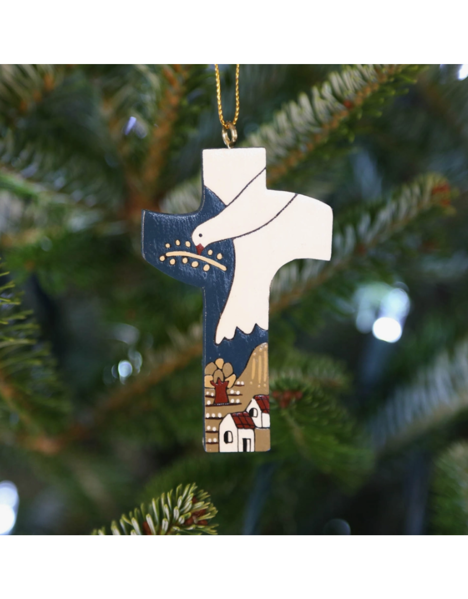 El Salvador Descending Dove Ornament, El Salvador