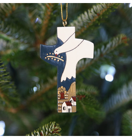 El Salvador Descending Dove Ornament, El Salvador