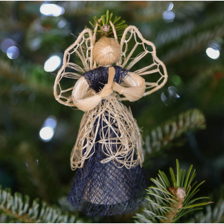 Philippines Heavenly Blue Angel Ornament