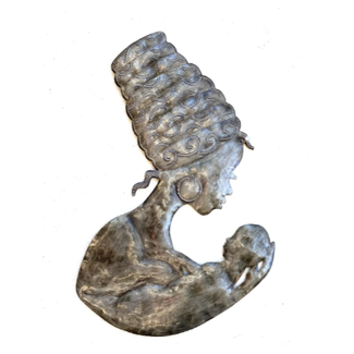 Haiti CLEARANCE Cut Metal Steel Drum Wall Art -  Haitian Mama