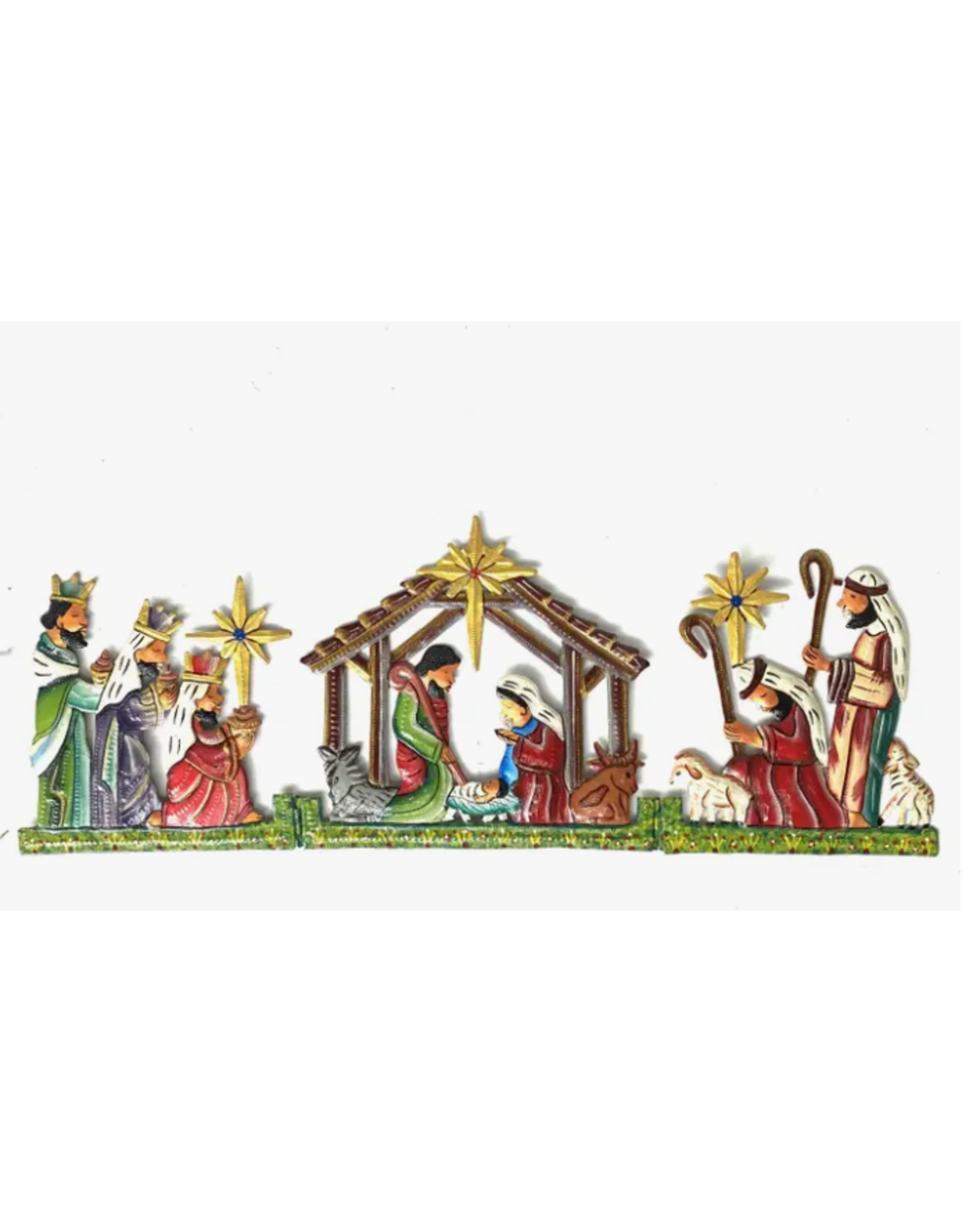 Haiti CLEARANCE Colourful Trifold Nativity