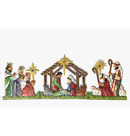 Haiti CLEARANCE Colourful Trifold Nativity