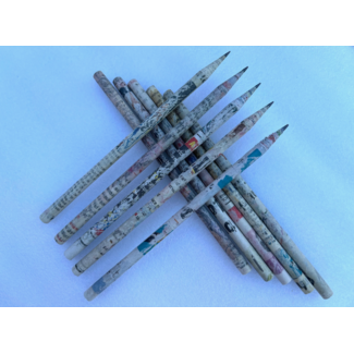 India Upcycled Newspaper Pencil
