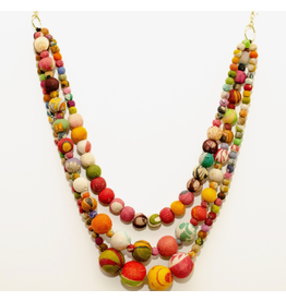 India Free Spirit Layered Sari Necklace