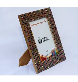 India Pencil Crayon Photo Frame (4x6)