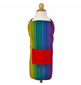 Guatemala CLEARANCE Handwoven Rainbow Children's Apron, Guatemala