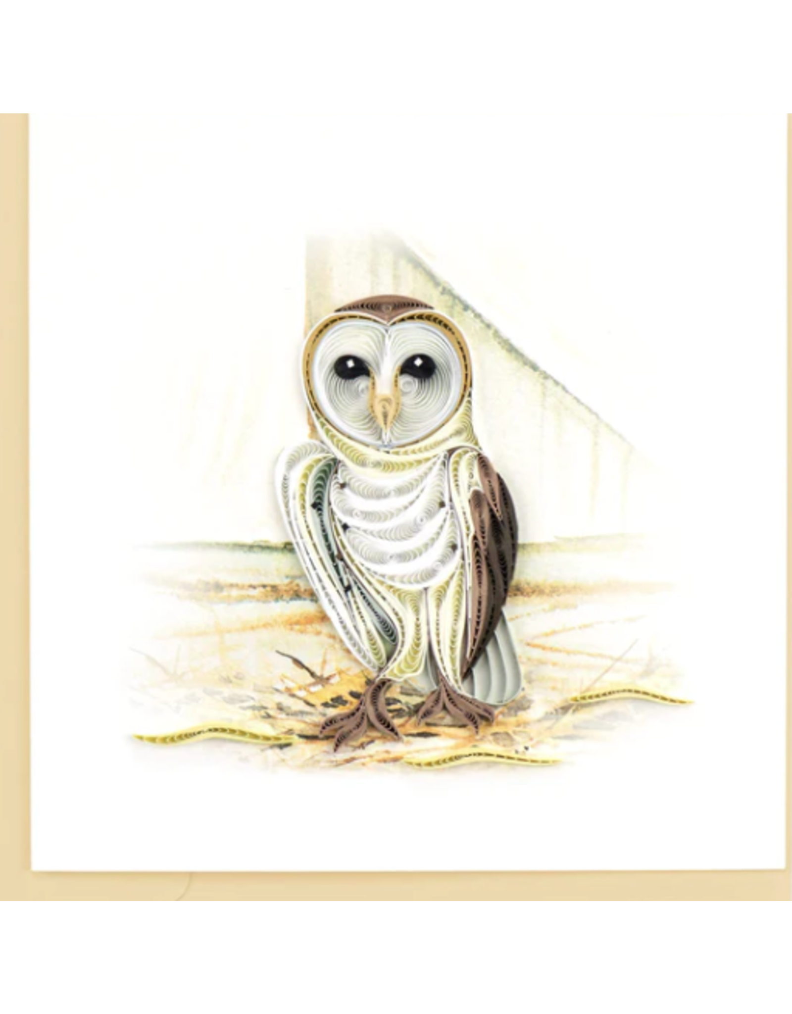 Vietnam Quilled Barn Owl Card, Vietnam