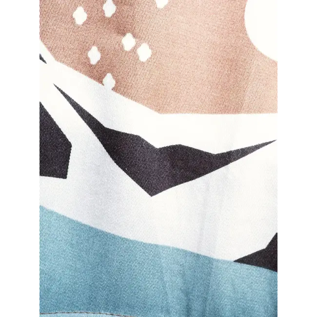 Aditi Wrap Dress Mountain Stripe