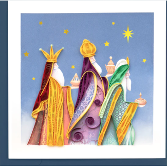 Vietnam Quilled Card -  Three Wise Men