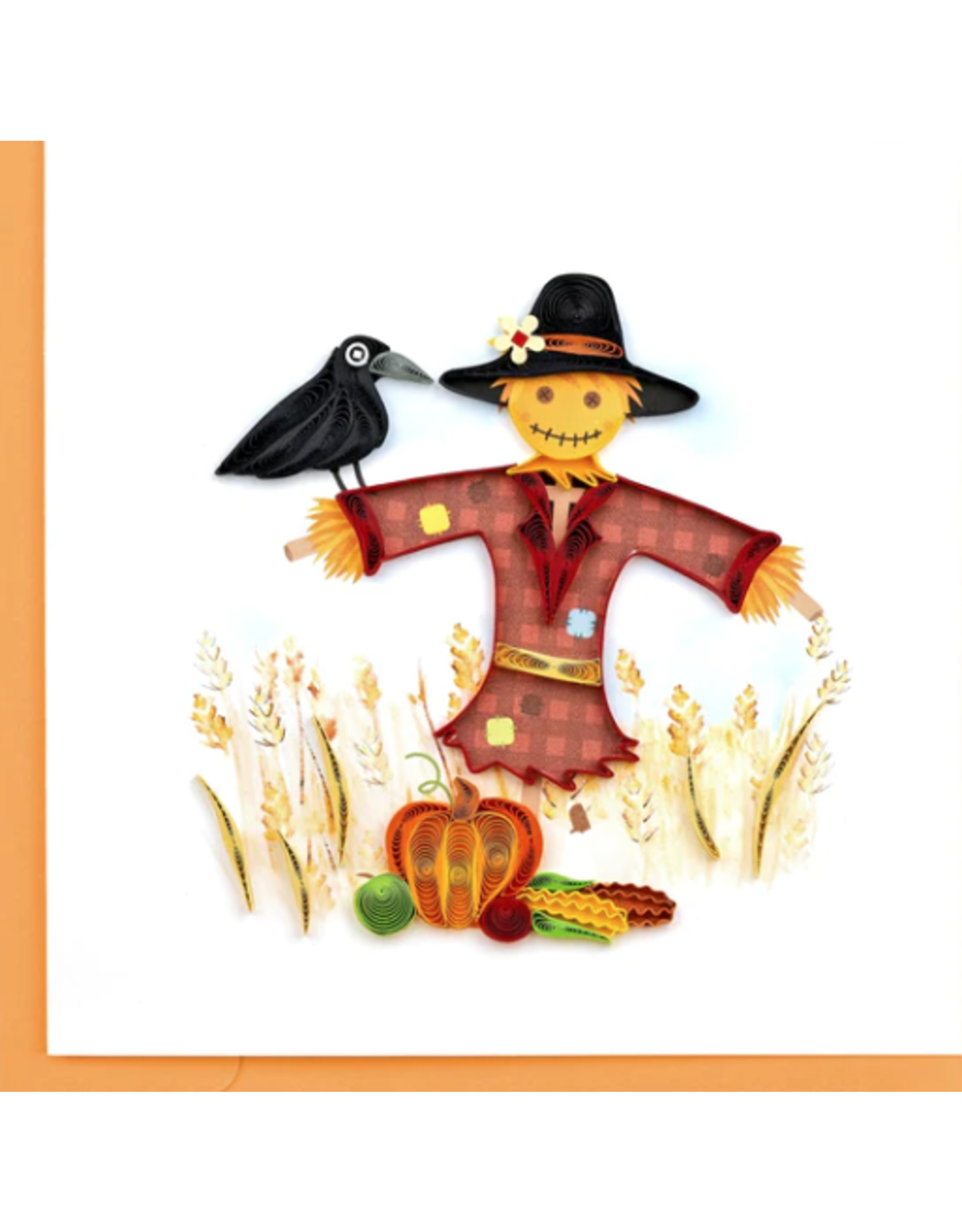 Vietnam Quilled Scarecrow Card, Vietnam