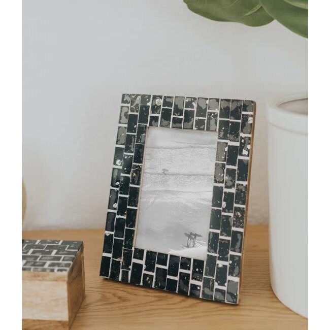 Sitaara Midnight Blue Tile Photo Frame (4x6)