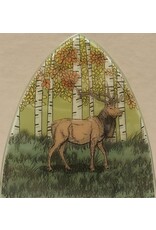 Ecuador Fused Glass Elk Nightlight, Ecuador