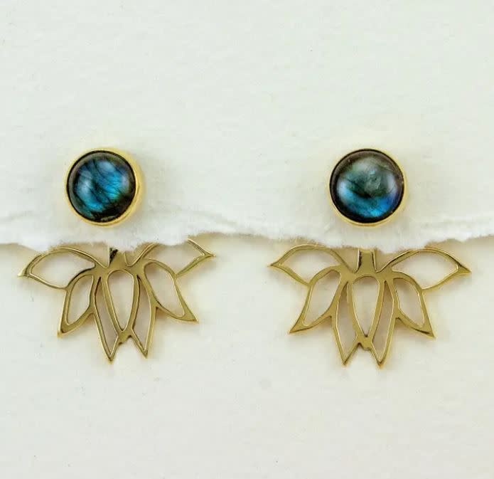 Lotus earrings clearance