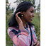 Earrings  - Retro Horn & Brass Hoops