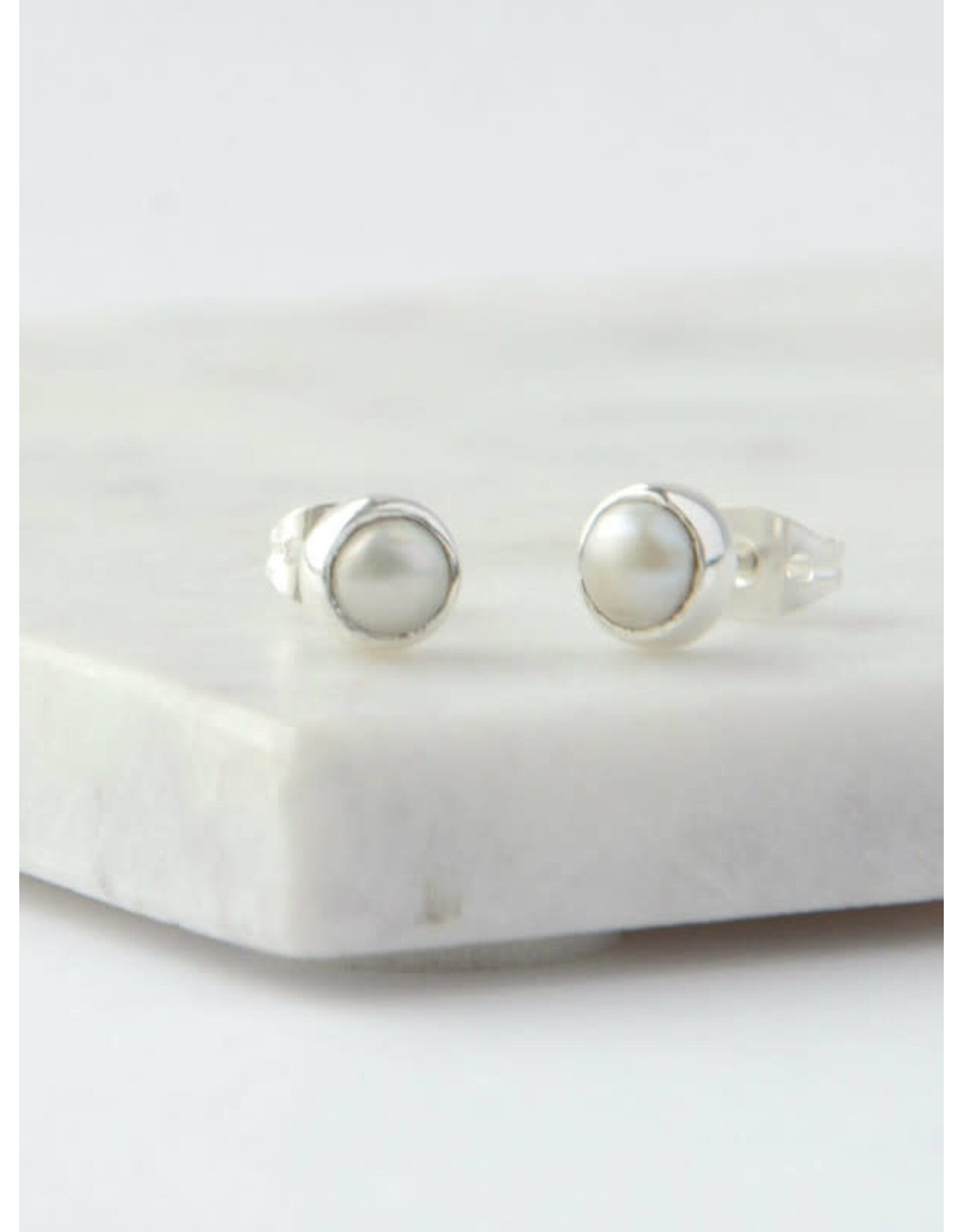 India Ethereal Pearl Studs, India