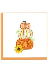 Vietnam Quilled Stacked Pumpkins Card, Vietnam