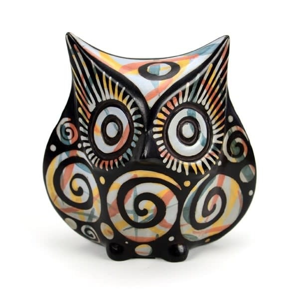 GUFO PORTAFORTUNA A MOSAICO Owl Lucky Charm Hibou Porte Bonheur -   Canada