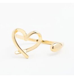 China CLEARANCE With Love Gold Ring, China