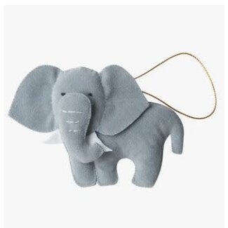 Thailand CLEARANCE Felt Elephant Ornament