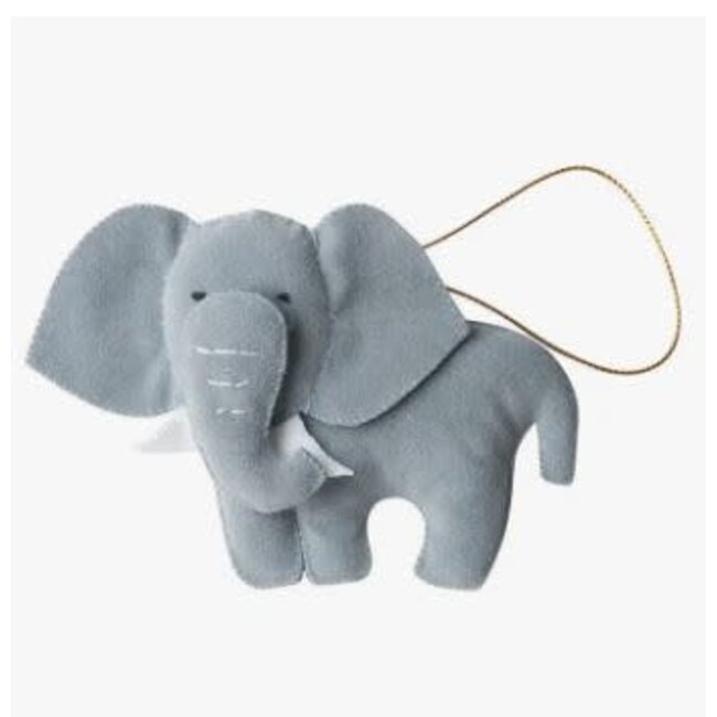 CLEARANCE Felt Elephant Ornament