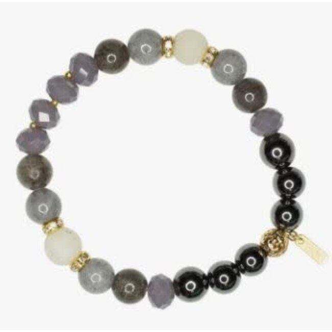Amy Crystal & Stone Bracelet