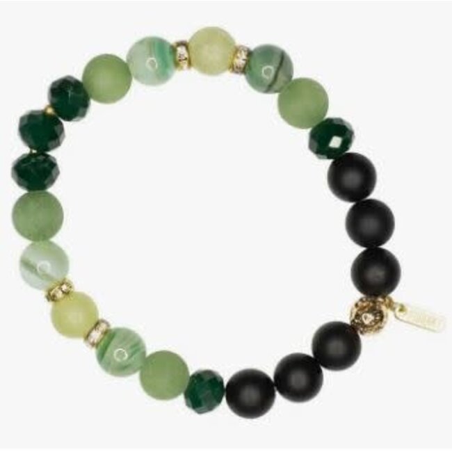 Amy Crystal & Stone Bracelet