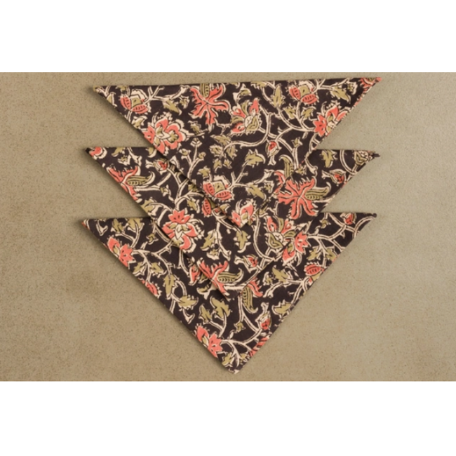 Hibiscus Kalamkari Napkin