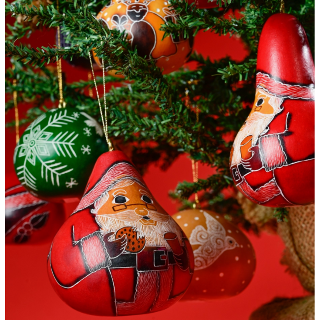 Christmas Mini Gourd Ornament