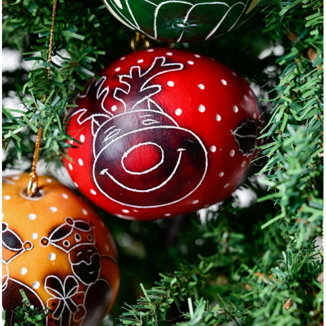 Christmas Mini Gourd Ornament