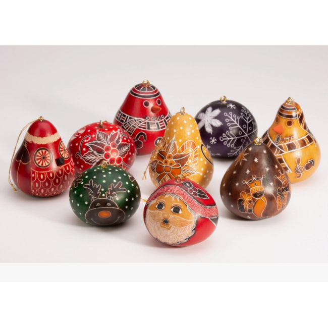 Christmas Mini Gourd Ornament