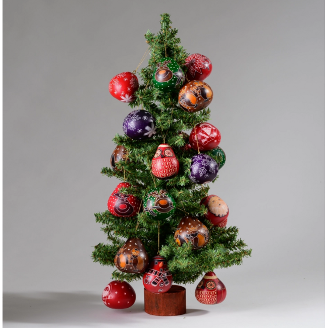 Christmas Mini Gourd Ornament