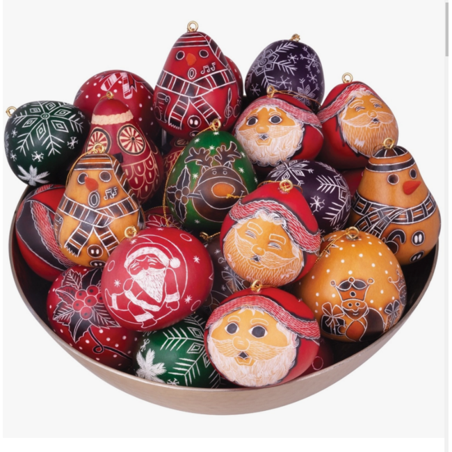 Christmas Mini Gourd Ornament